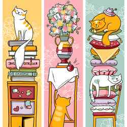 Cat bookmarks