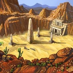 Мультяшная серия - Древняя пустыня 1 ( тестовое задание)