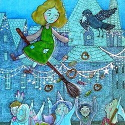 Иллюстрация к сказке Отфрида Пройслера "Маленькая Ведьма" 4