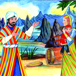 Иллюстрация к сказке "Злой хан"