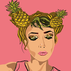 Девушка-ананас