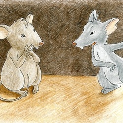 Сказка про двух мышонков