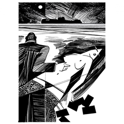 "Пляжные убийцы" Дж.Г. Баллард, иллюстрации к рассказам, 2016 г.