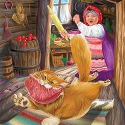 Иллюстрация к сказке Т. Эдел “ Приключения кота Батона”