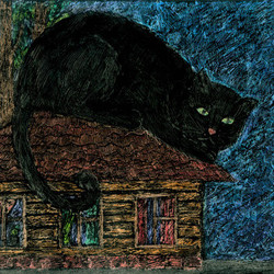 Чёрный кот (разворот 1)