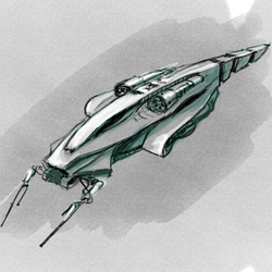 Concept Art: Another World_spaceship_03