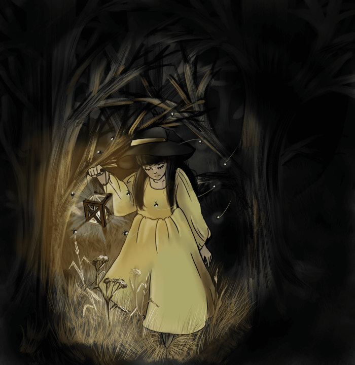 Ведьмочка в лесу 