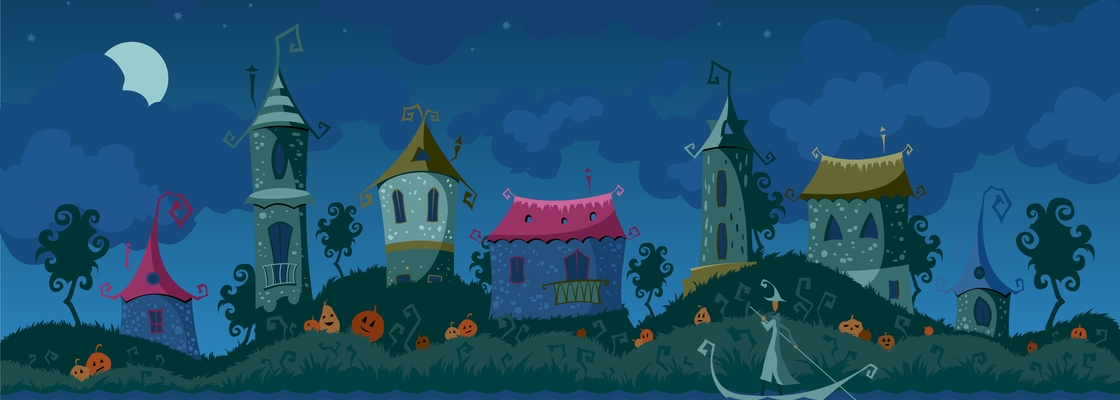Main halloween background