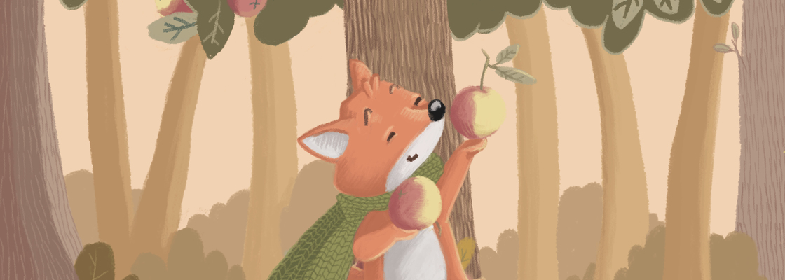 Main fox explorer of ruddy apples1