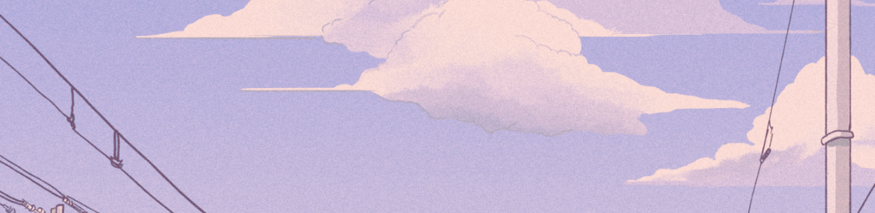 Main sky blue pastel illustration cloud quote twitter header