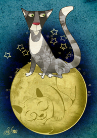 В мечтах о лунной кошке