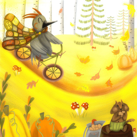 Magic Forest Inhabitants / Дятел и Бурундук