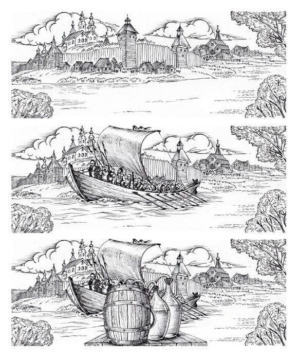 Сториборд для сайта компании "Первак"