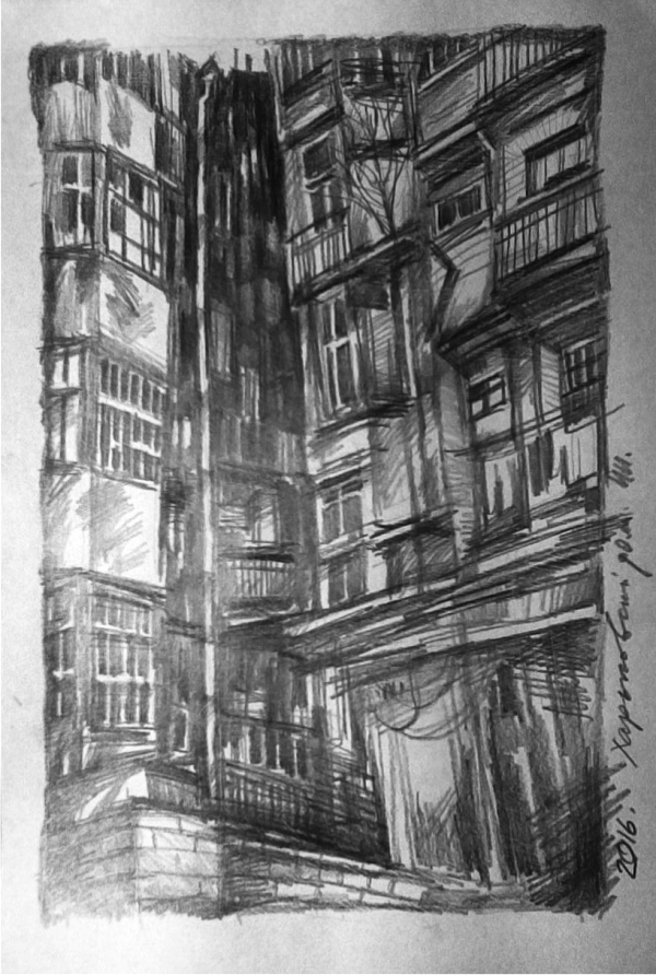 Старый дом, давно влюбленный в свою юность...