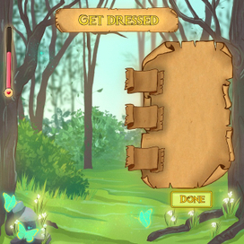 Поле задания для мобильной игры