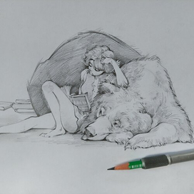 По мотивам скетча lane.draws(инстаграм)