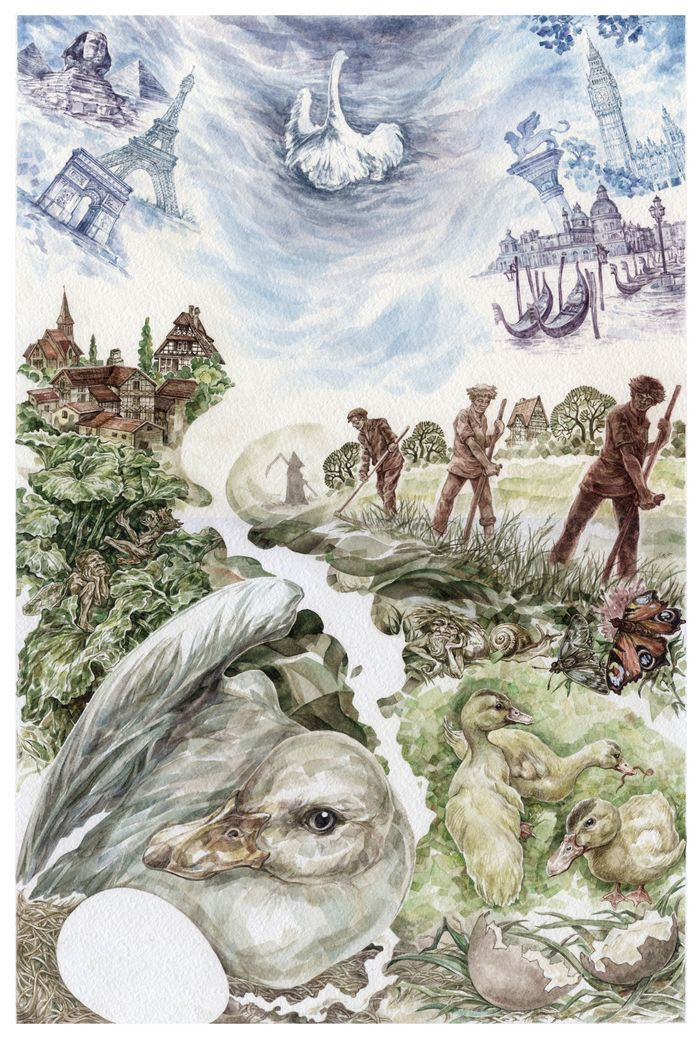 Ханс К. Андерсен "Гадкий Утёнок" ( 3-я страница)