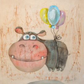 Летающий бегемотик