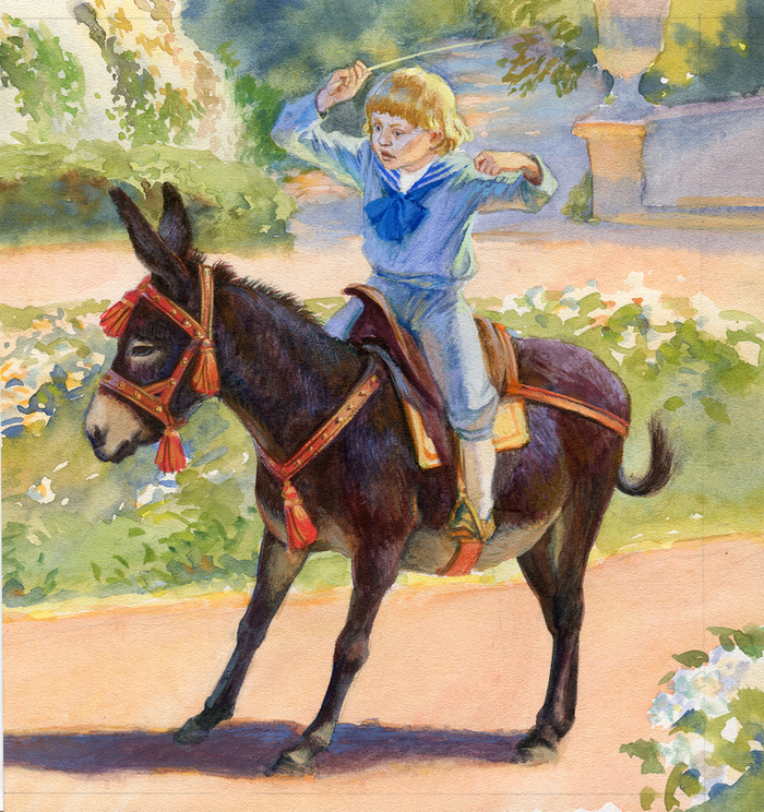 Упрямый ослик.