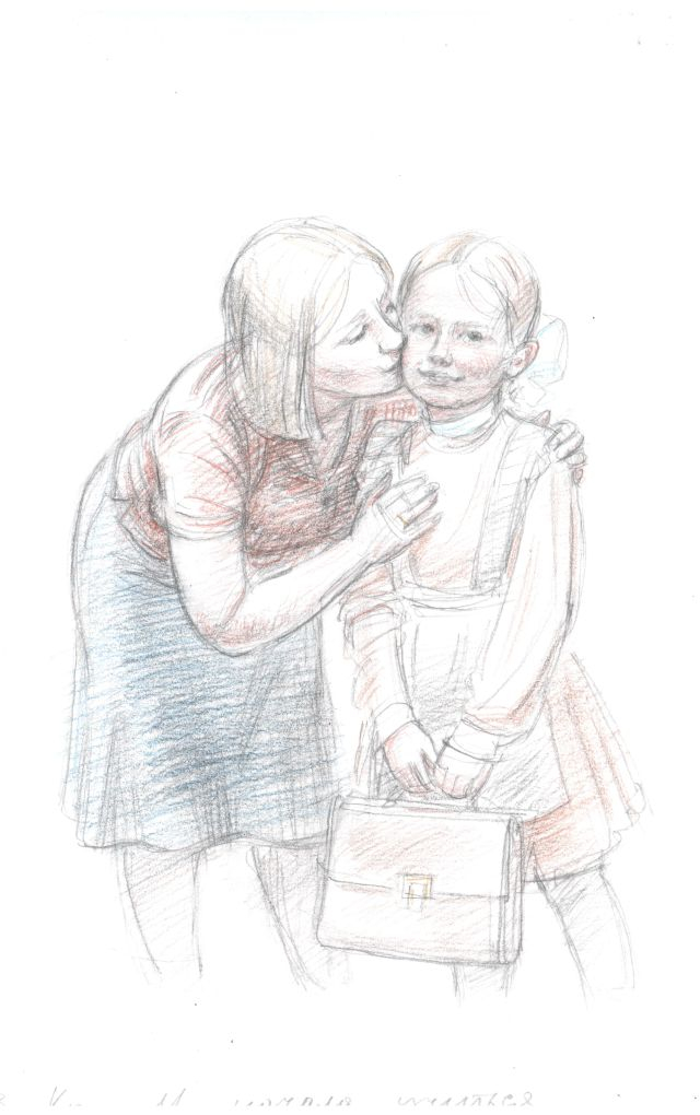 Евгений Шварц "Первоклассница", иллюстрация