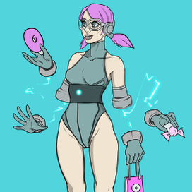 Concept art robo - girl 