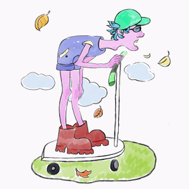 самокат/scooter