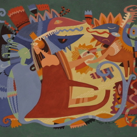 "Відносини" (картон, гуаш) 2013р.