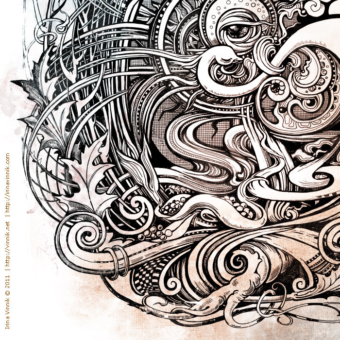 Февраль. Фрагмент.