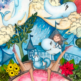 Вид с балкона 