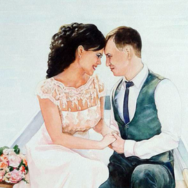 Свадебный семейный портрет