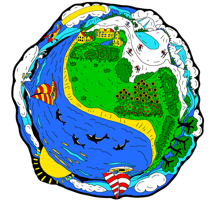 Принт на майку вектор