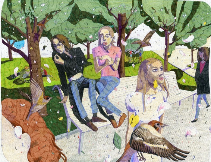 Воздух сегодня такой плотный!