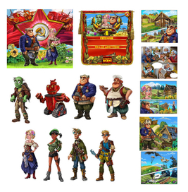 иллюстрации для игры "Колхоз зомби"