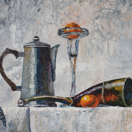 Натюрморт на светлом фоне