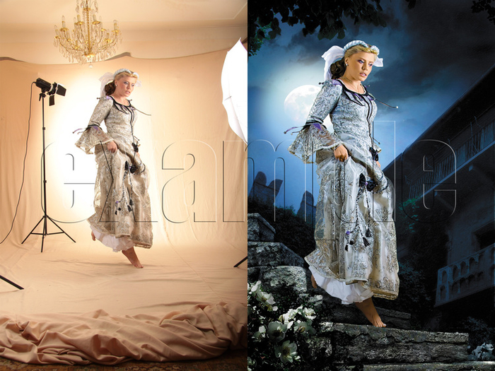 Коллаж из серии «Театральный проект». Джульетта