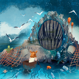 Монстр из Пластика в Океане