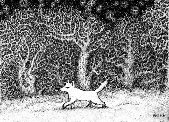 Снежный лис