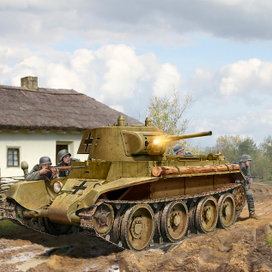 Трофейный БТ-7м