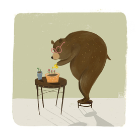 Желтая лейка