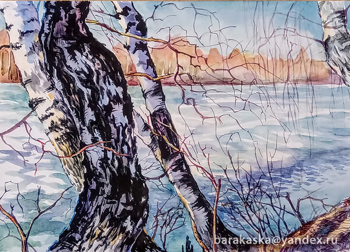 Весна на озере Калтарак