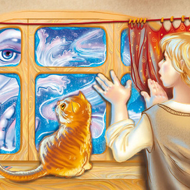 Иллюстрация к сказке "Снежная королева"