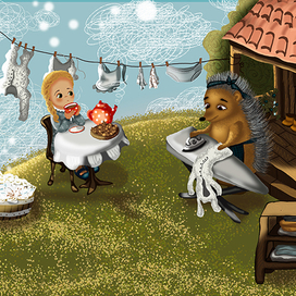 Иллюстрация к сказке "Ухти Тухни"