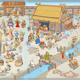 викинги виммельбух