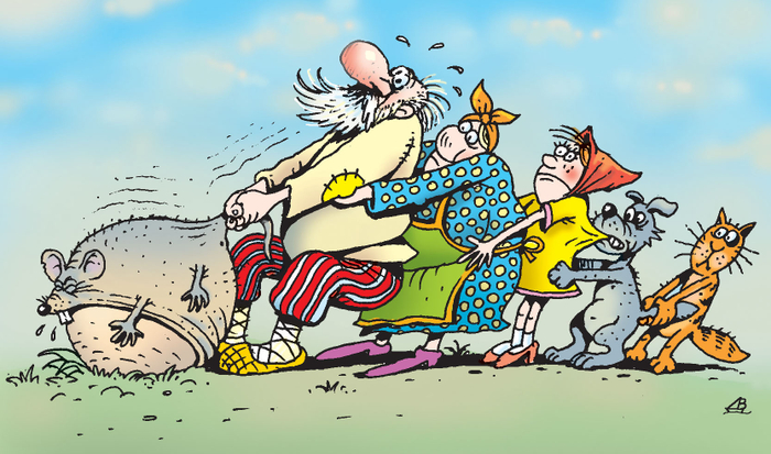 Мышка за репку