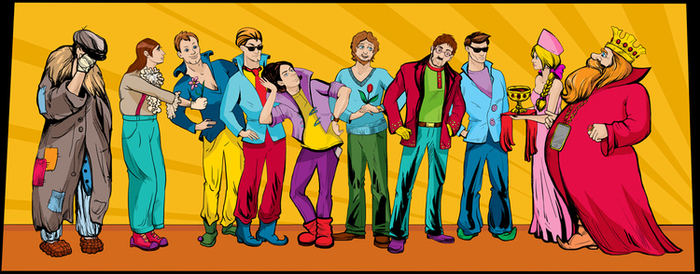 Женихи в ряд