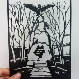 Памятник с орлами. Смоленск