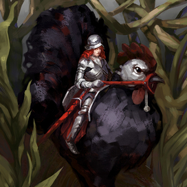 Черная курица