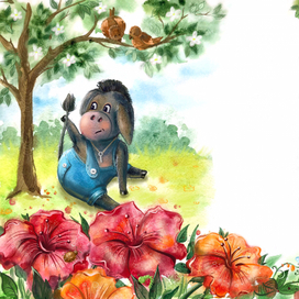 Иллюстрация к произведению «Мафин и его веселые друзья» 