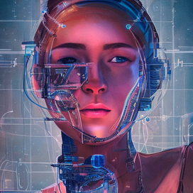 Девушка киборг