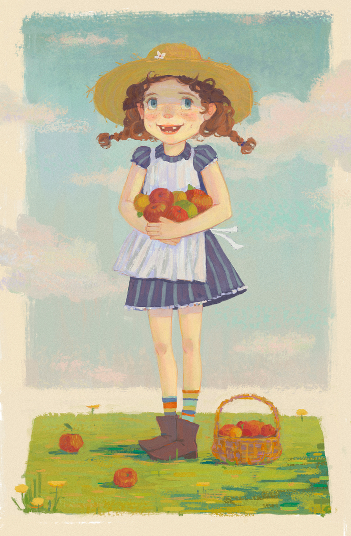 Яблочная девочка